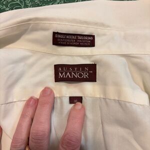 Men's Cream Dress Shirt